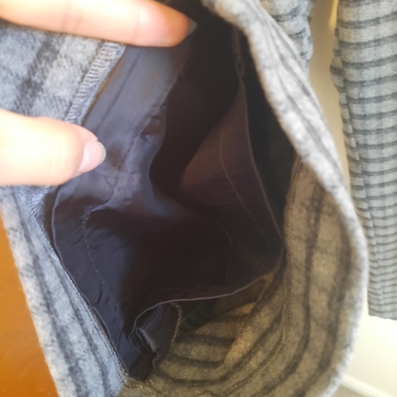 Aritzia Wilfred Tie-Front Wool Pant Check Plaid - Picture 15 of 16